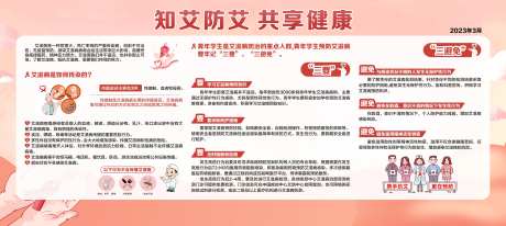 预防艾滋病宣传栏-采灵感-https://www.cailinggan.com/