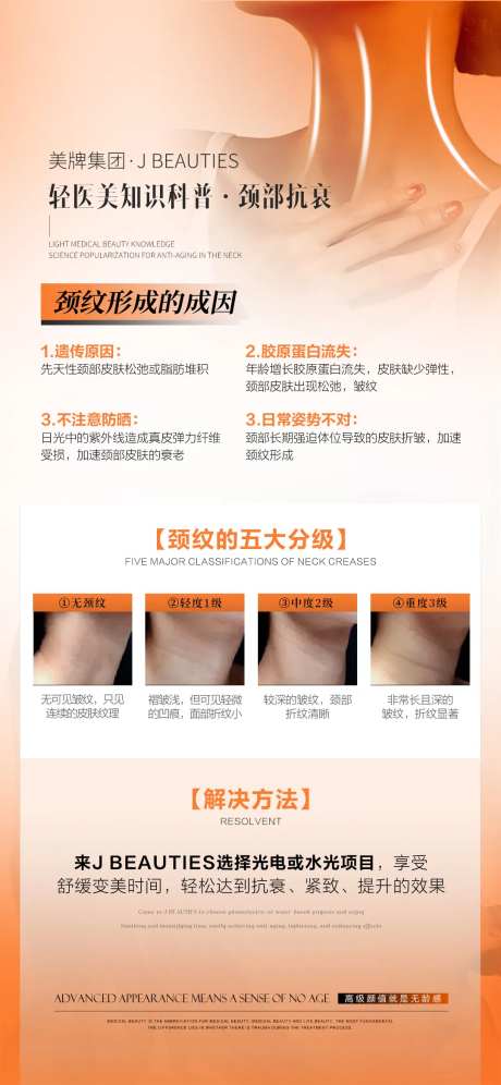 医美颈纹宣传海报-采灵感-https://www.cailinggan.com/