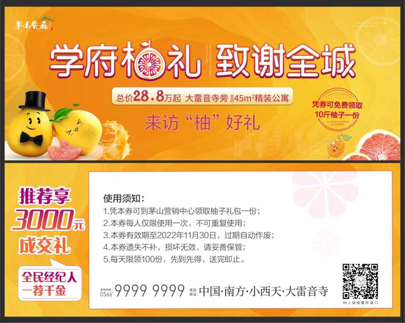 送柚子活动-采灵感-cailinggan.com