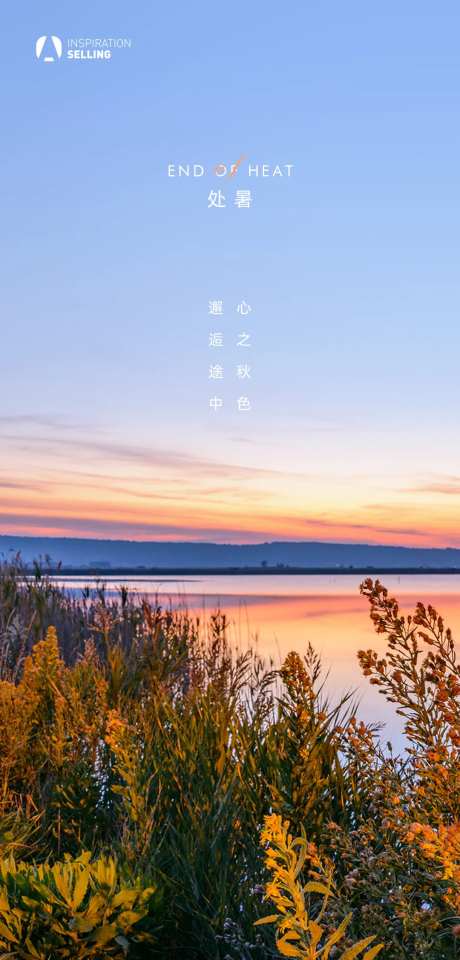 地产处暑微信海报-采灵感-cailinggan.com