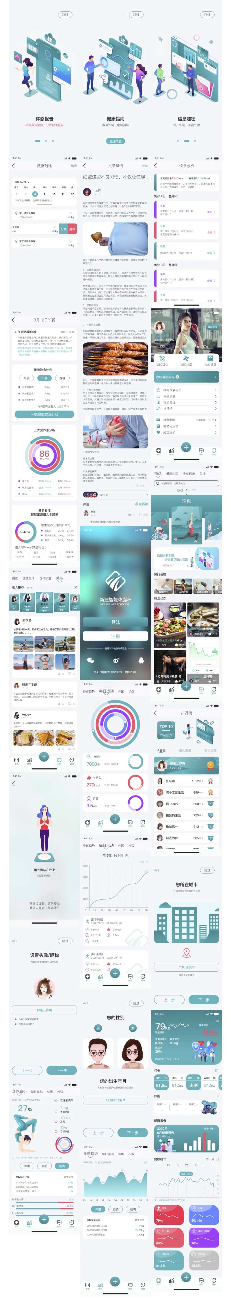 体重体脂秤身材管理APP-采灵感-cailinggan.com