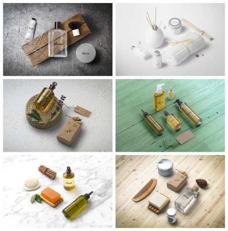 洗护淋浴瓶罐包装样机-采灵感-https://www.cailinggan.com/