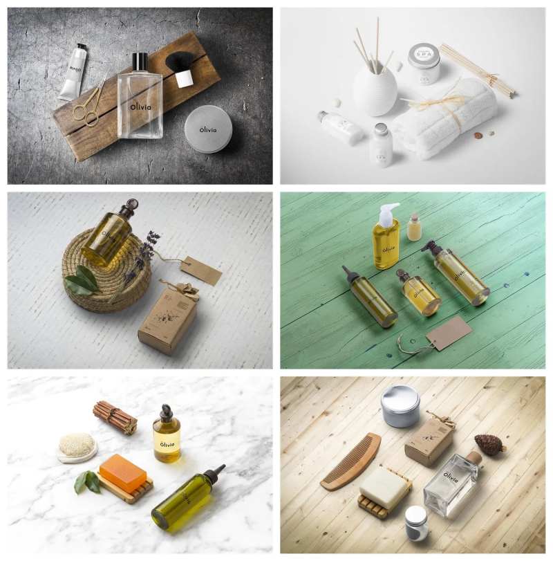 洗护淋浴瓶罐包装样机-采灵感-cailinggan.com