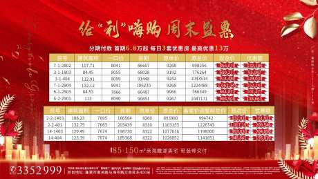 周末促销特价房海报展板-采灵感-https://www.cailinggan.com/