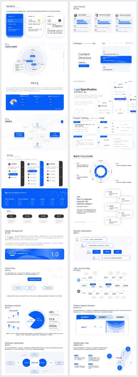 20页蓝色精选UI作品集平面设计-采灵感-https://www.cailinggan.com/