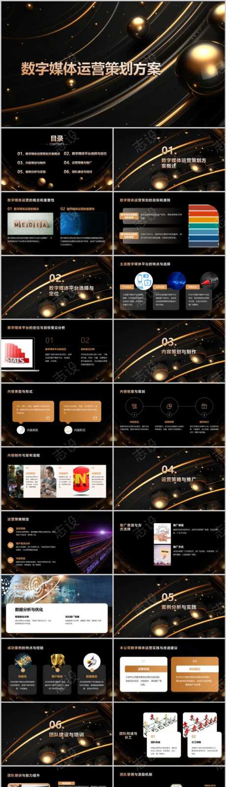 数字媒体运营策划方案PPT-采灵感-https://www.cailinggan.com/