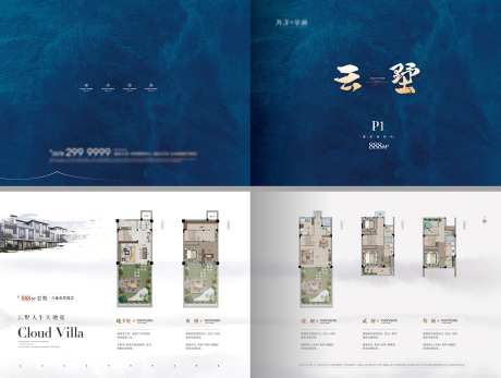 别墅排屋高端户型折页-采灵感-https://www.cailinggan.com/