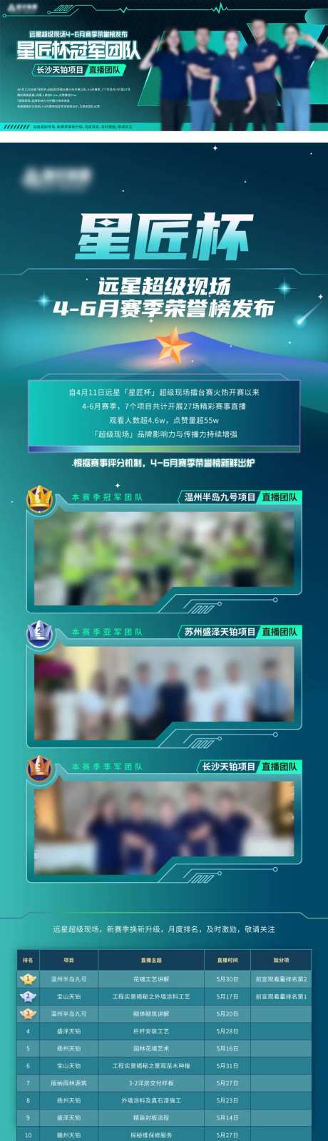 赛季荣誉排行榜海报长图-采灵感-https://www.cailinggan.com/