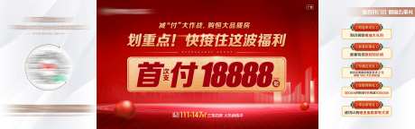 地产首付首期价格六重礼长图-采灵感-https://www.cailinggan.com/