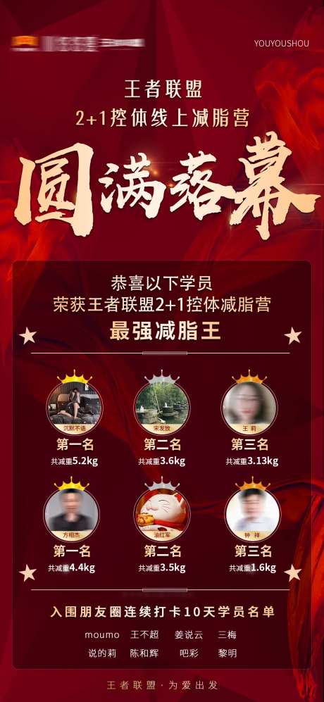 活动圆满落幕得奖海报-采灵感-https://www.cailinggan.com/
