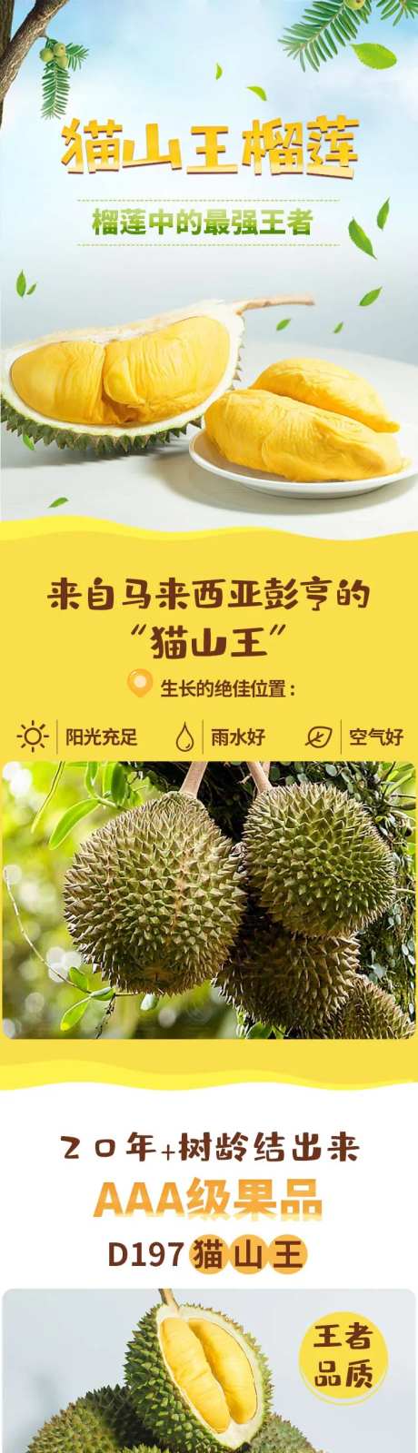 榴莲促销电商详情页-采灵感-https://www.cailinggan.com/