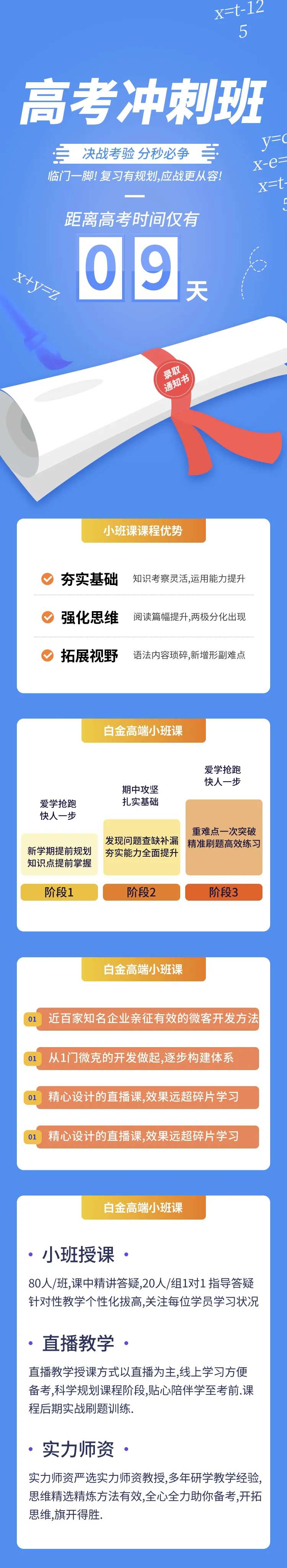 学生高考冲刺教育技能提升-采灵感-cailinggan.com