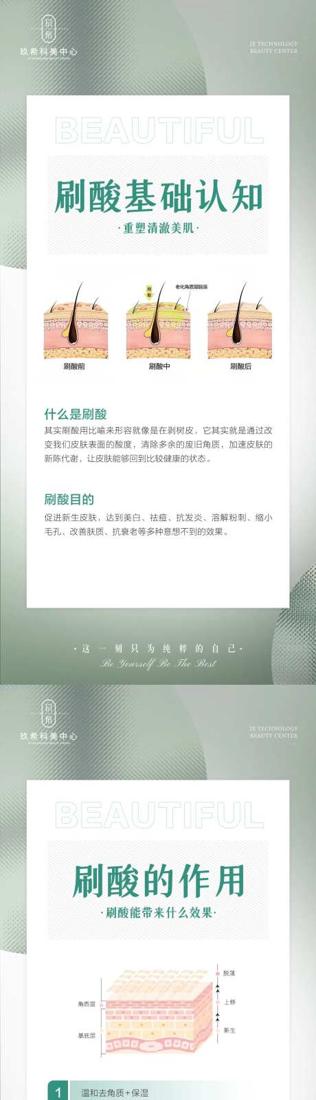 美学刷酸科普海报-采灵感-https://www.cailinggan.com/