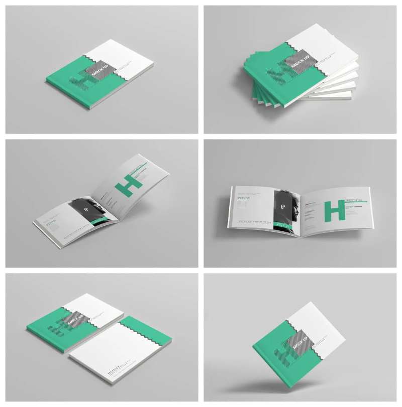 宣传册册子杂志样机-采灵感-cailinggan.com