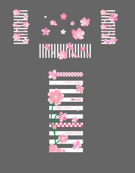 樱花斑马线-采灵感-https://www.cailinggan.com/