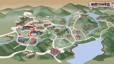 手绘地图-采灵感-https://www.cailinggan.com/