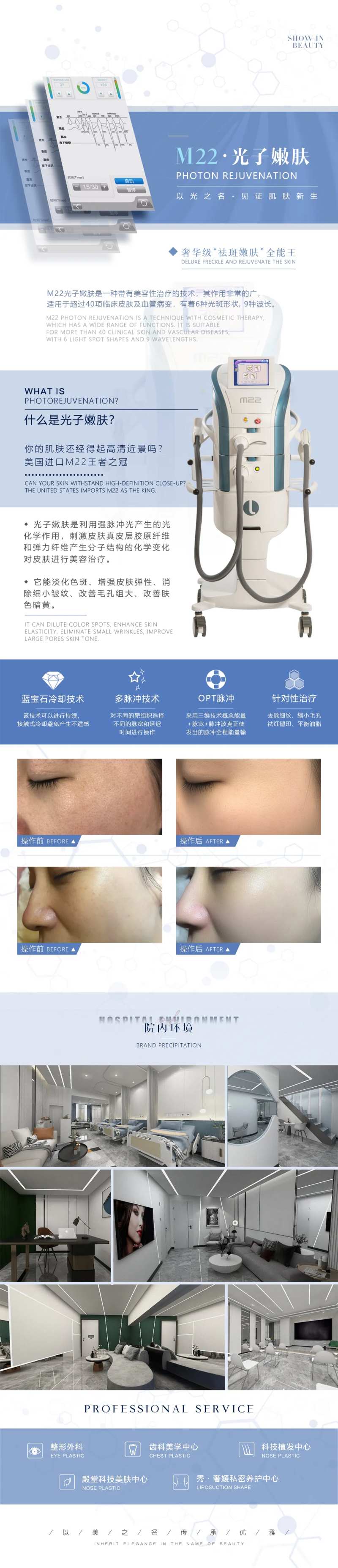 m22光子嫩肤医美海报-采灵感-cailinggan.com