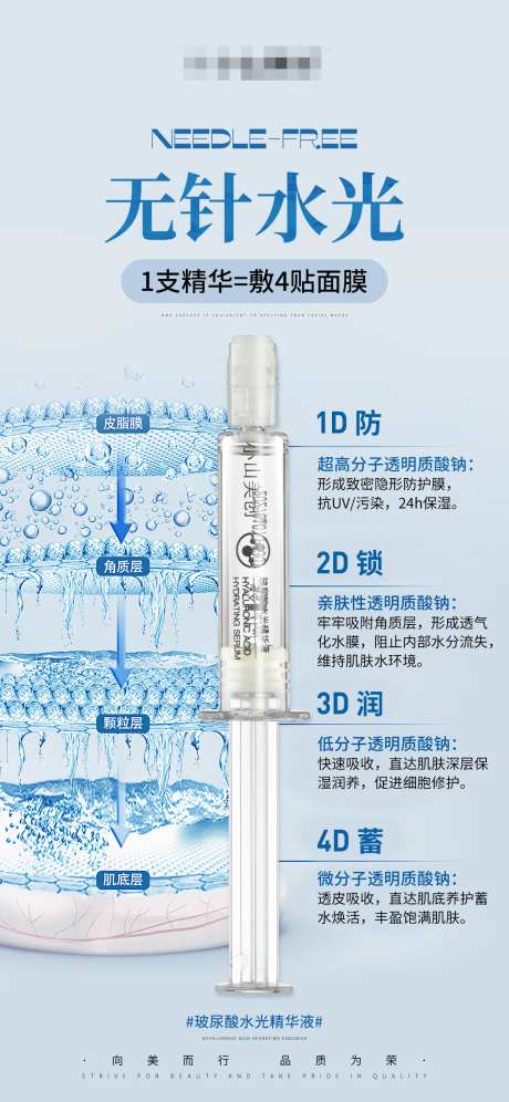 无针水光医美海报-采灵感-https://www.cailinggan.com/