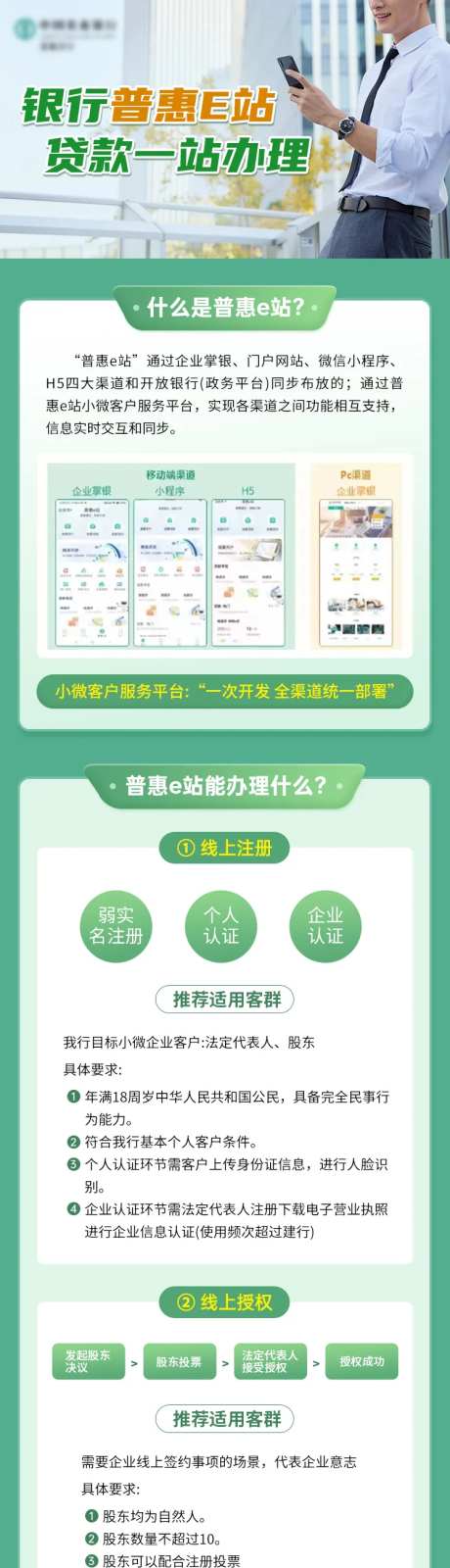 银行金融信用卡贷款申请活动长图-采灵感-https://www.cailinggan.com/