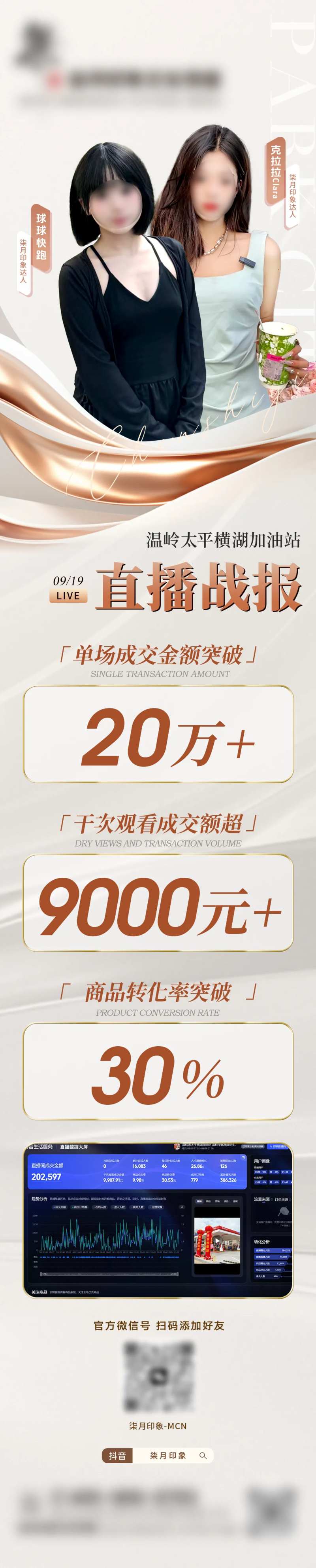 直播战报喜报长图-采灵感-cailinggan.com