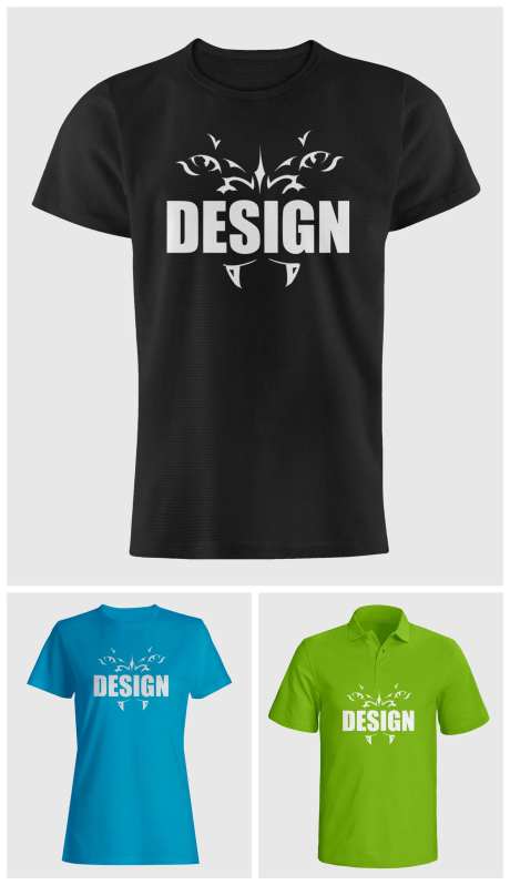 服饰短袖简约字母样机-采灵感-https://www.cailinggan.com/