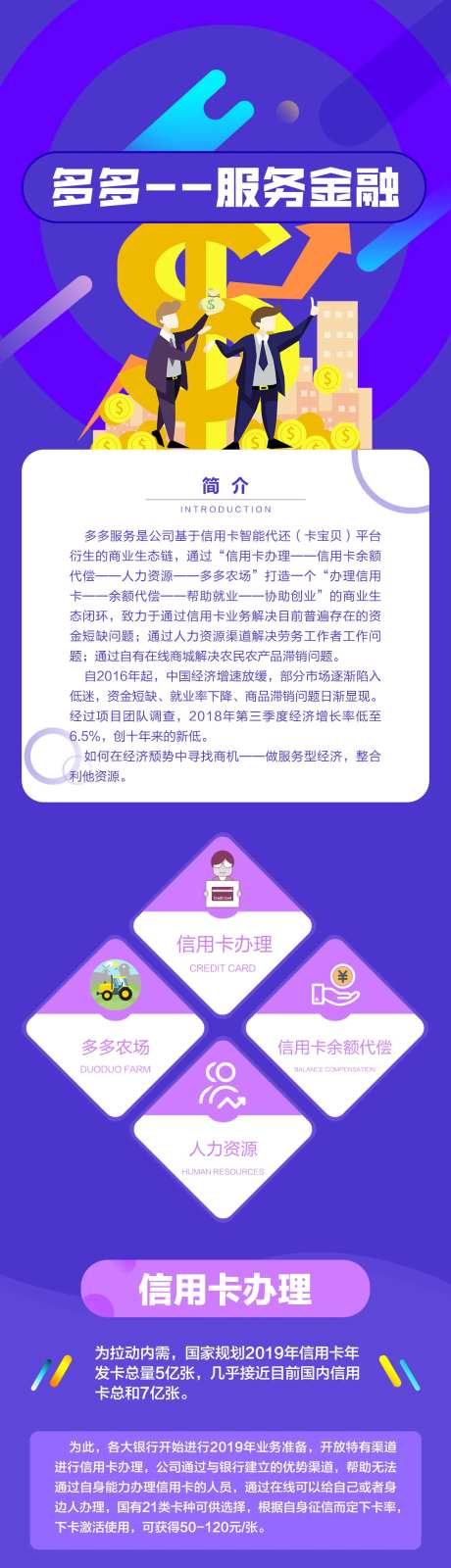 金融卡通详情页 ui长图                                                                                                                                                                                            -采灵感-https://www.cailinggan.com/