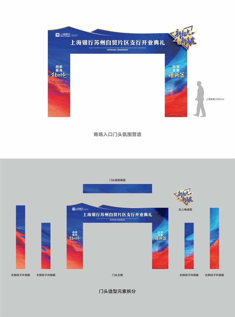 龙门架美陈布展设计-采灵感-cailinggan.com