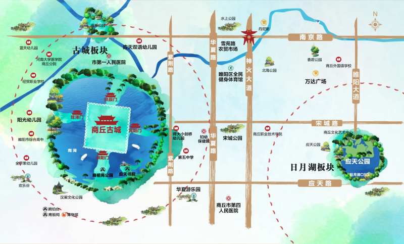 地产区位图区位矢量区域图坐标图-采灵感-cailinggan.com