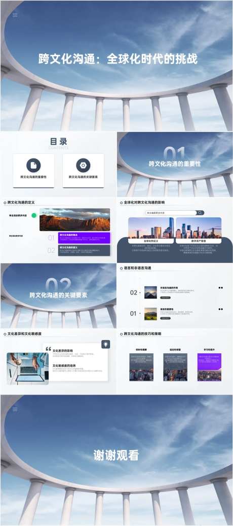 跨文化沟通全球化时代的挑战PPT-采灵感-https://www.cailinggan.com/