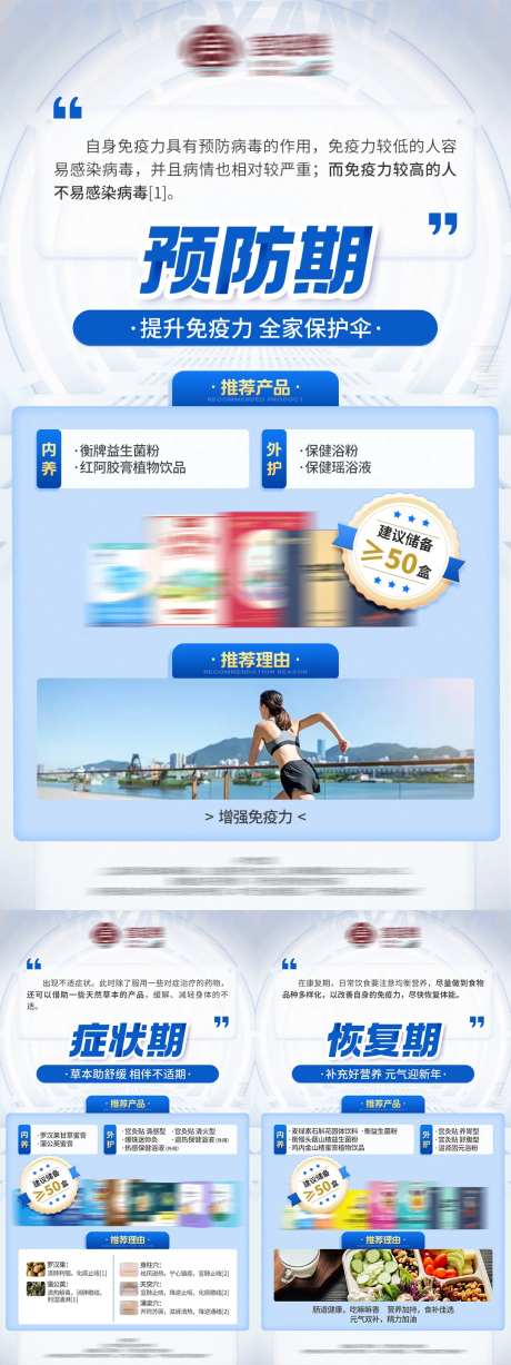 医疗防疫产品介绍海报-采灵感-https://www.cailinggan.com/
