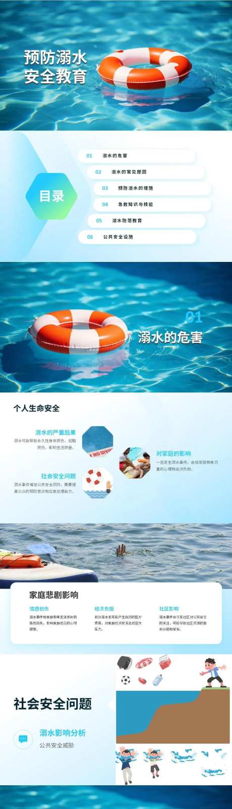 预防溺水安全教育PPT-采灵感-https://www.cailinggan.com/