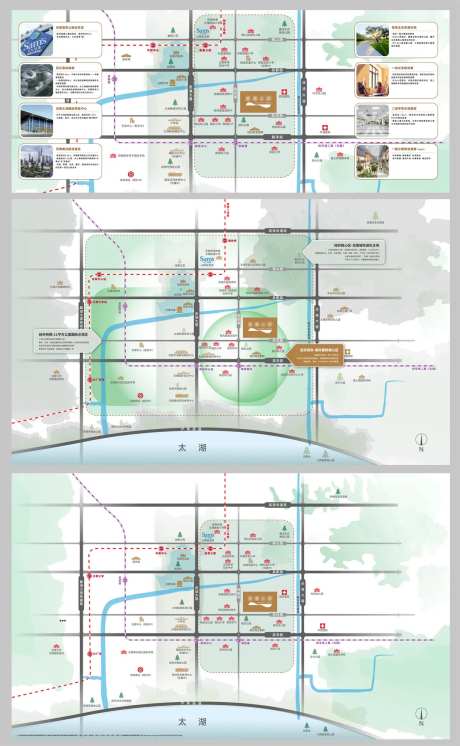 地产区位图设计源文件-采灵感-https://www.cailinggan.com/