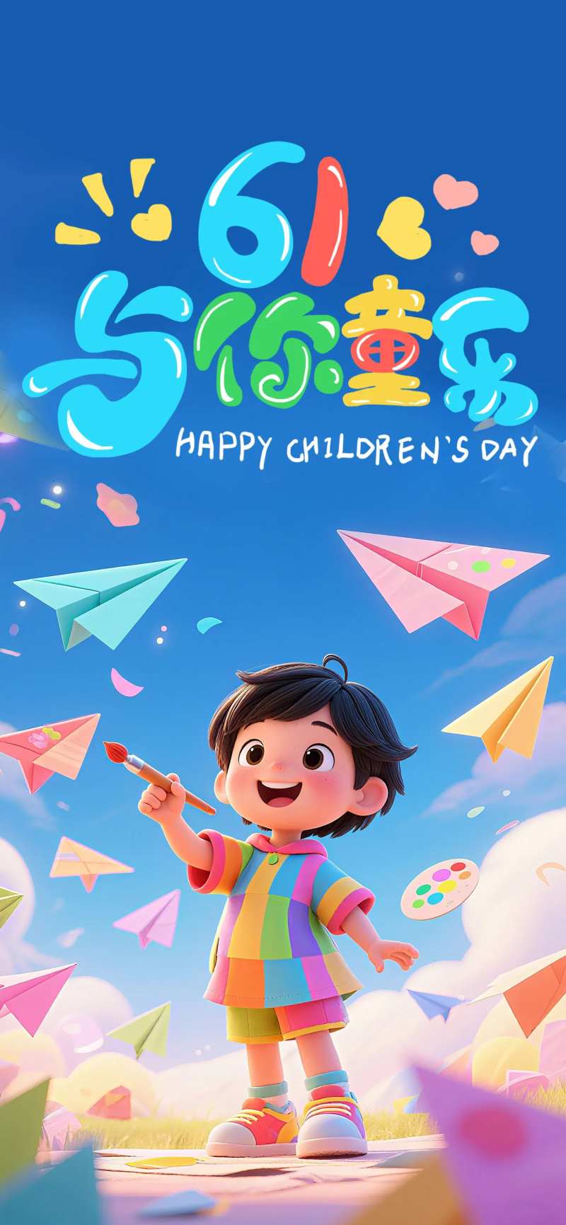 61儿童节与你同乐海报-采灵感-cailinggan.com
