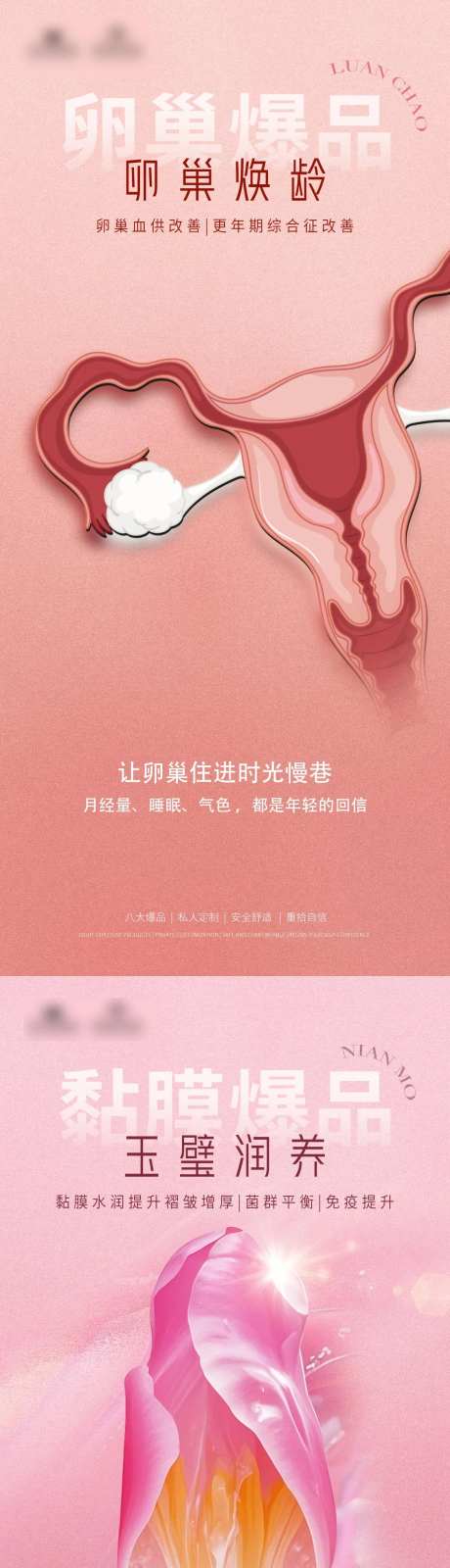 私密卵巢黏膜科普系列海报-采灵感-https://www.cailinggan.com/