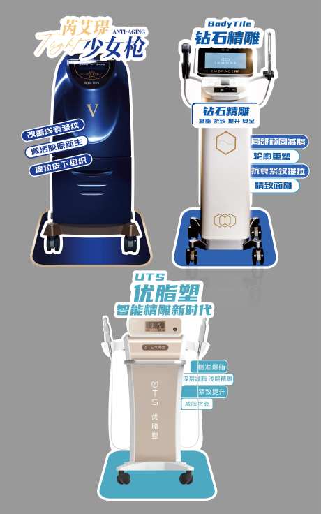 医美仪器异形立牌-采灵感-https://www.cailinggan.com/