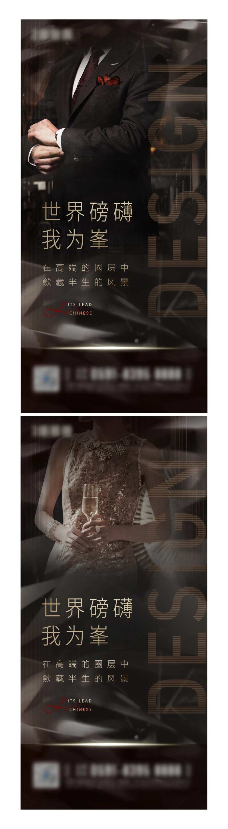 地产高端黑金风格微单-采灵感-cailinggan.com