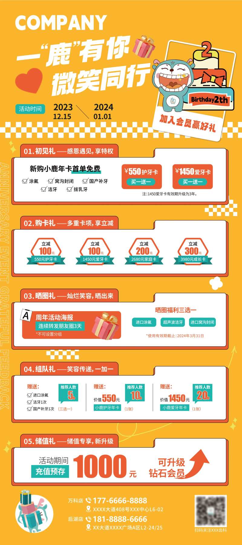 周年庆五重好礼活动展架-采灵感-cailinggan.com