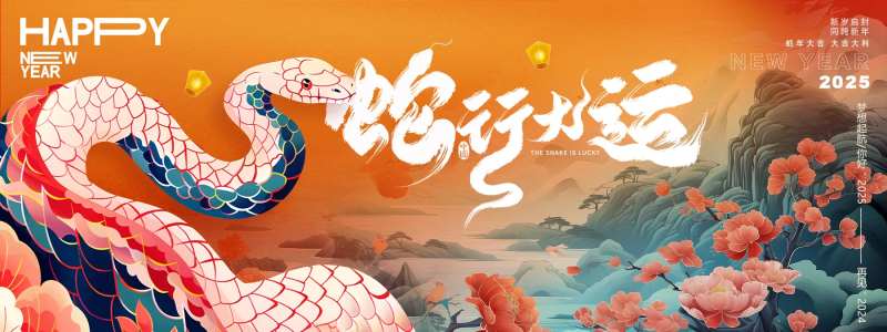 国潮蛇行大运主画面-采灵感-cailinggan.com