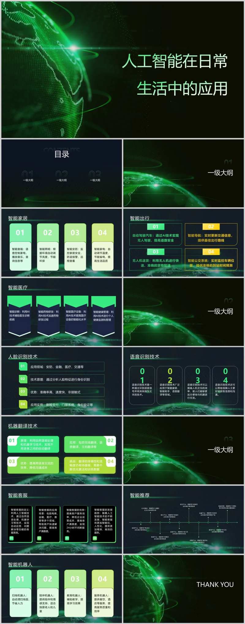 人工智能在日常生活中的应用PPT-采灵感-cailinggan.com