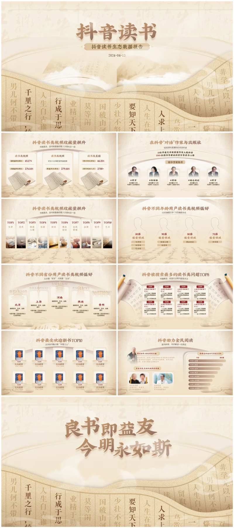 线上网络读书生态数据报告PPT-采灵感-cailinggan.com