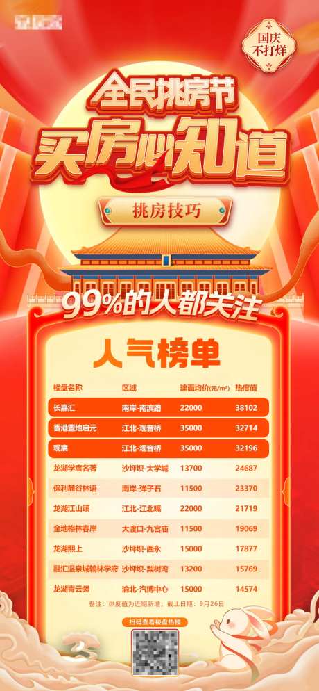 国庆人气榜单海报-采灵感-https://www.cailinggan.com/