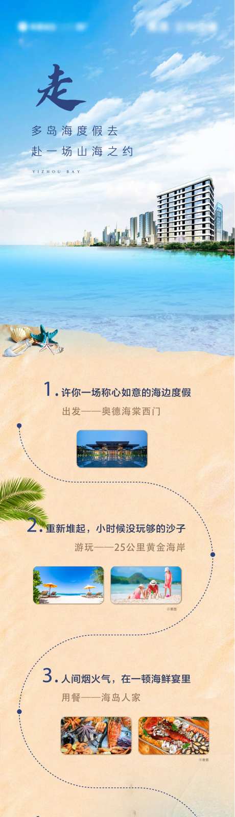 地产海景旅游路线规划长图-采灵感-https://www.cailinggan.com/