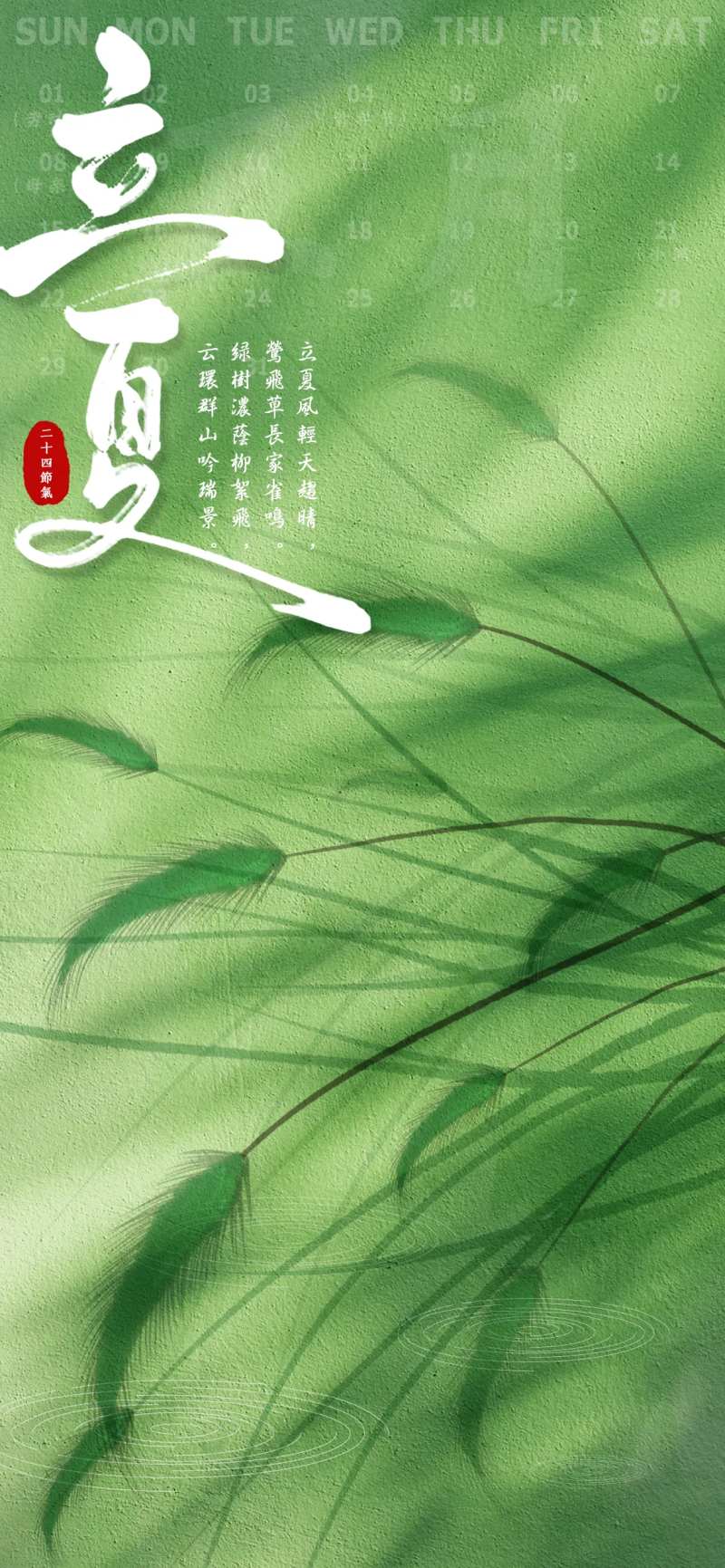 立夏海报-采灵感-cailinggan.com