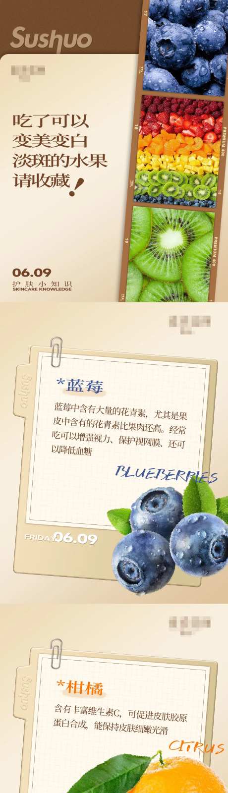 护肤知识海报 -采灵感-https://www.cailinggan.com/