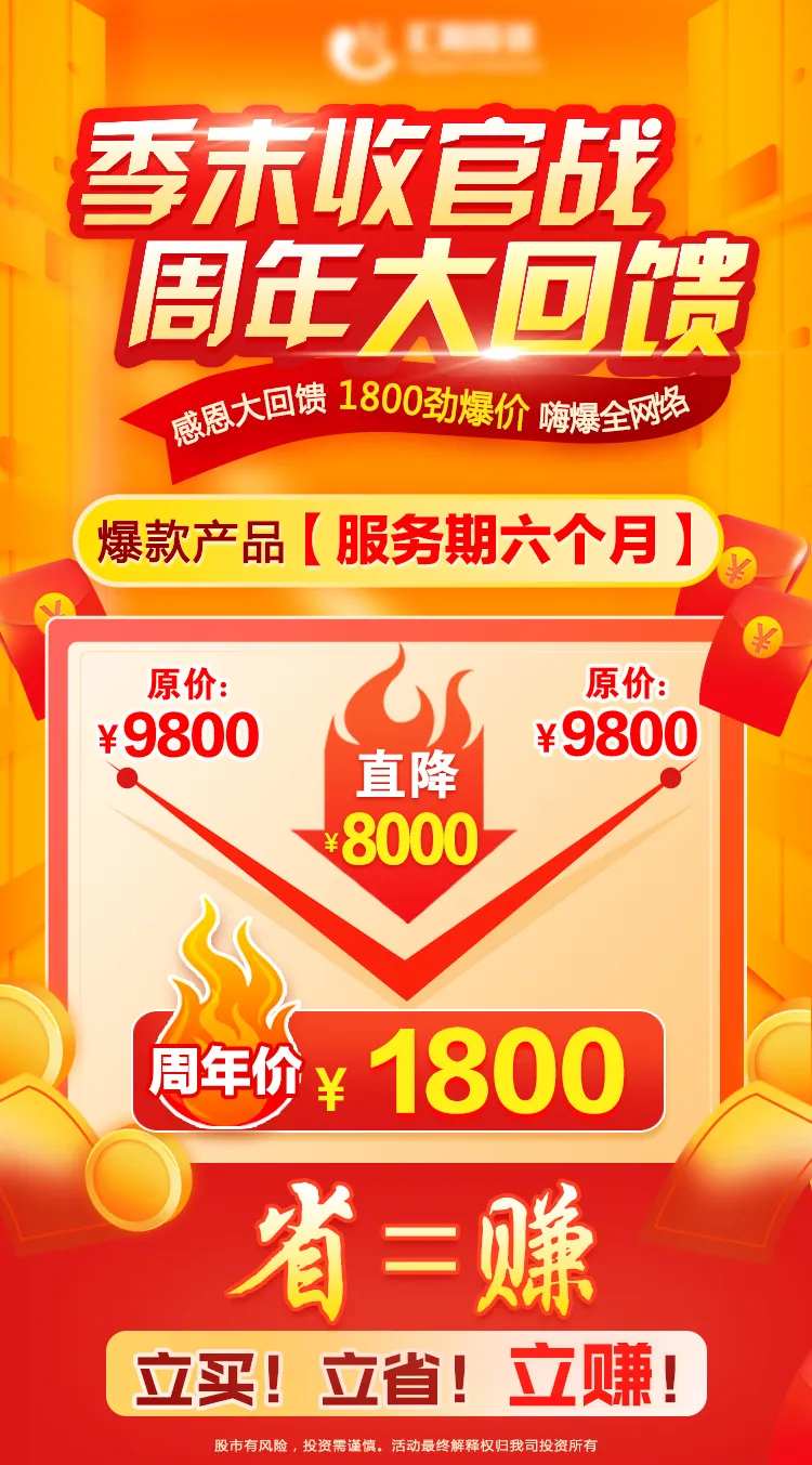 季末收官战周年大回馈海报-采灵感-cailinggan.com