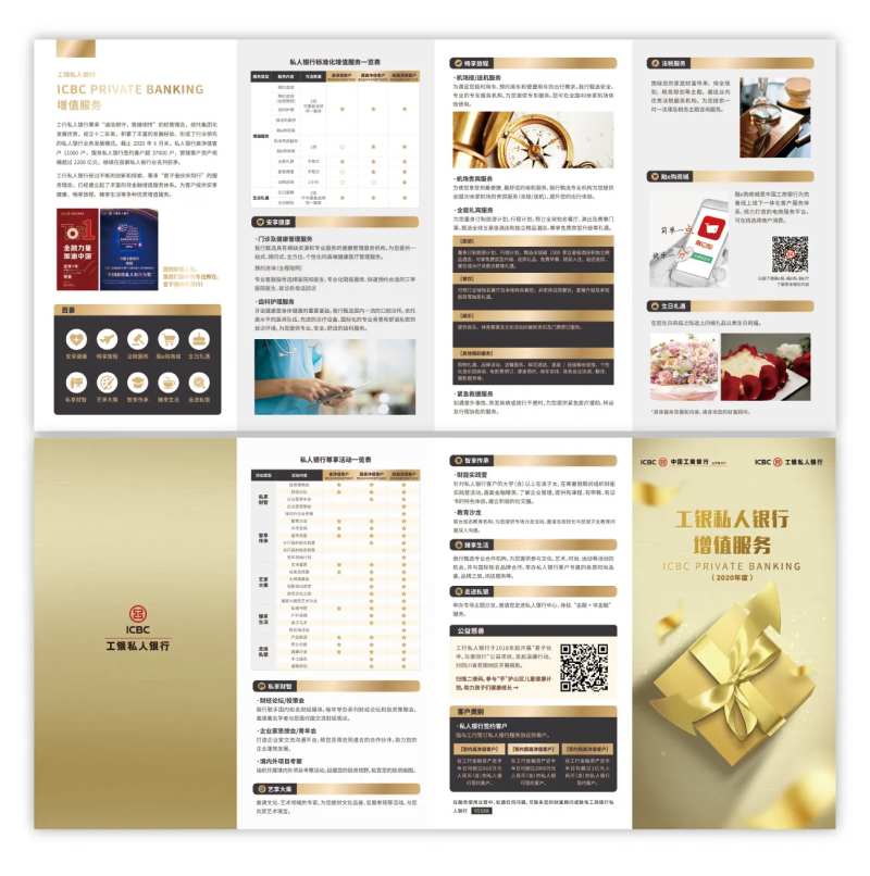 银行金融折页-采灵感-cailinggan.com