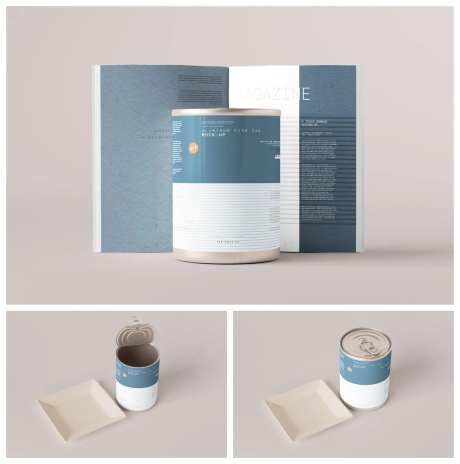 铁罐罐子包装罐样机-采灵感-https://www.cailinggan.com/