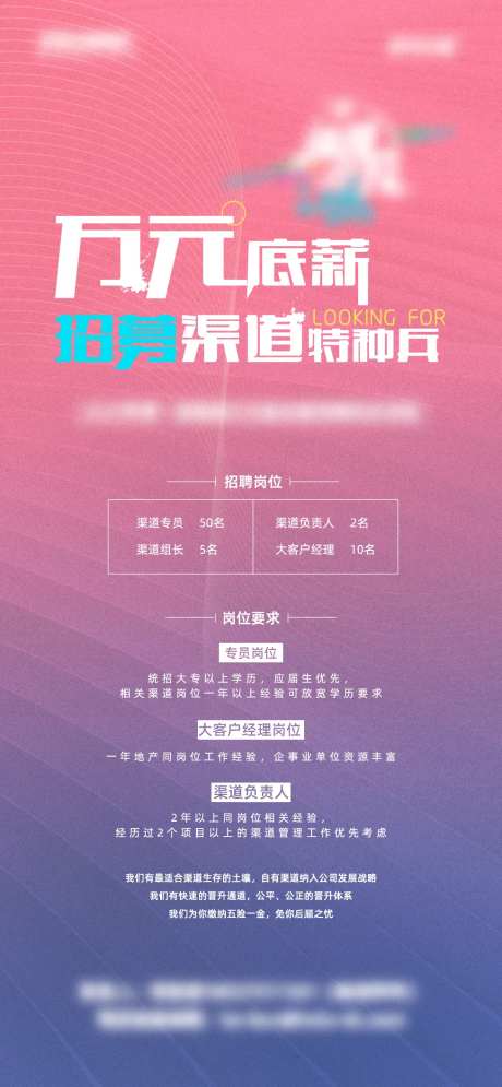 房地产招聘海报-采灵感-https://www.cailinggan.com/