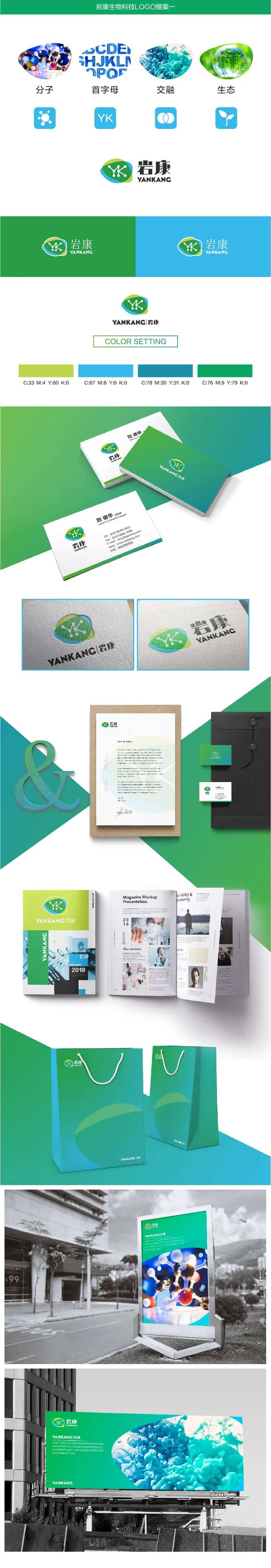 生物科技公司VIS设计-采灵感-cailinggan.com