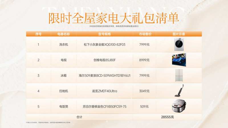 全屋家电清单背景板-采灵感-cailinggan.com